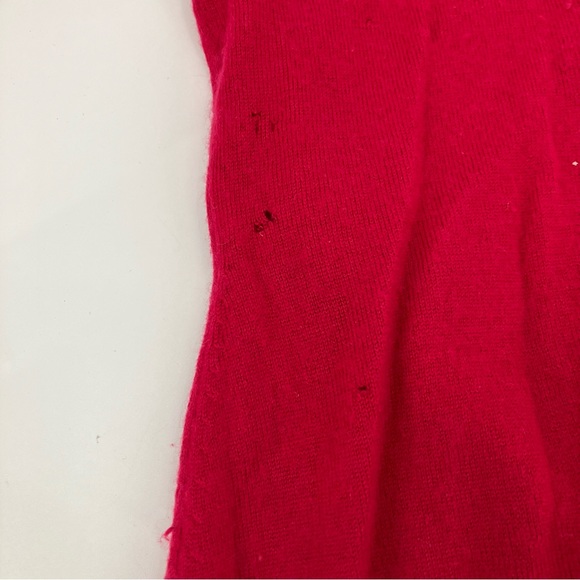 Escada Red Cashmere Long Sleeve Sweater - Size 34 - Picture 2 of 8